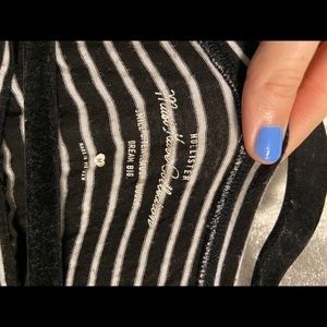 Hollister Black and White stripped tee